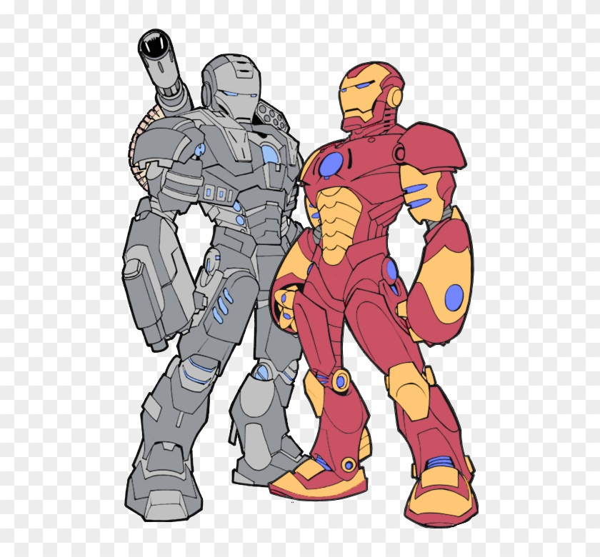 Drawn War Iron Man 2 War Machine - Iron Man War Machine Drawing #1251895