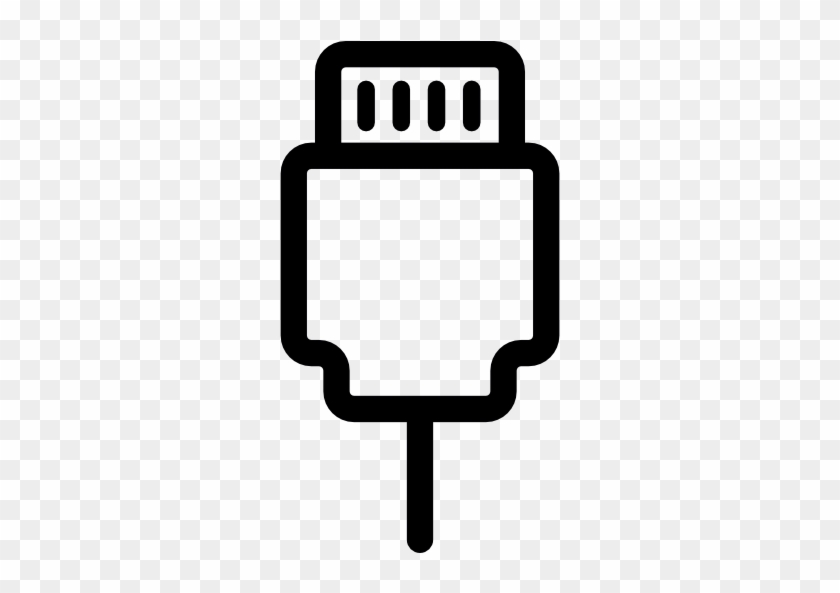 Usb Connector Free Icon - Password Vector Png #1252185