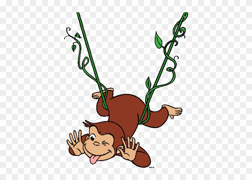 Curious George Clipart Cartoon Characters - Curious George Gift Tags #1252219