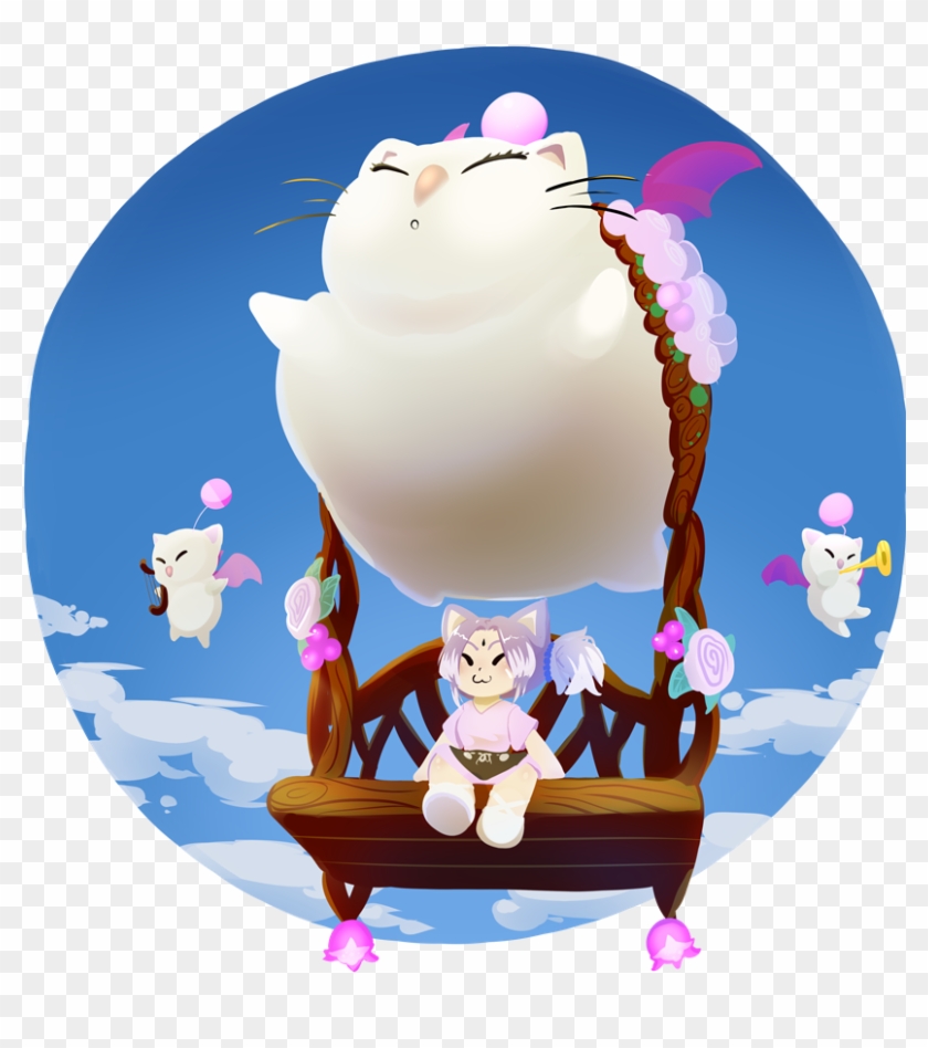 Fat Moogle By Drowtales - Ffxiv Fat Moogle Mount #1252328