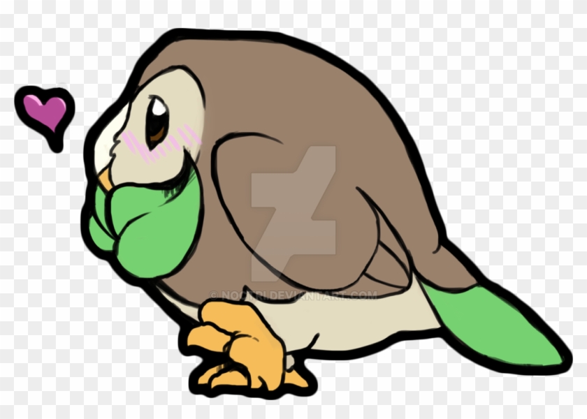 A Fat Rowlet By Noctri - Pokemon Rowlet Is Fat #1252365