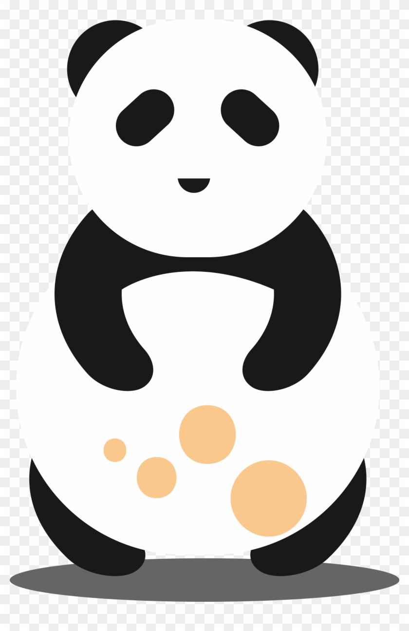 Giant Panda Bear Drawing - Icono De Panda #1252388