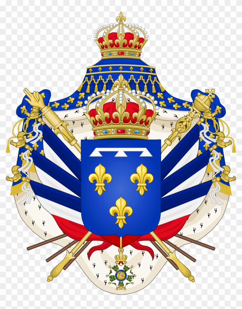 Coat Of Arms Of Louis-philippe Of The Orleanist Cadet - July Monarchy #1252402
