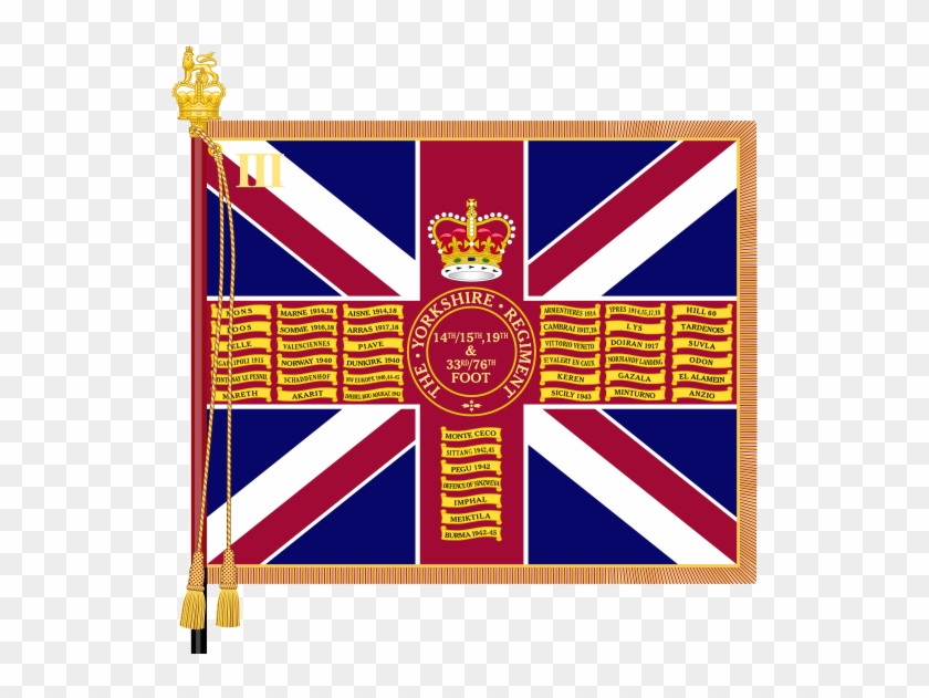 A Union Flag With Regiment's Full Name In The Centre - Ulster Defence Regiment Flag #1252470