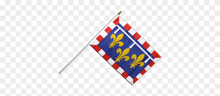 France Centre Hand Waving Flag - Drapeau Décomarine Ile De France 90 X 150 #1252493