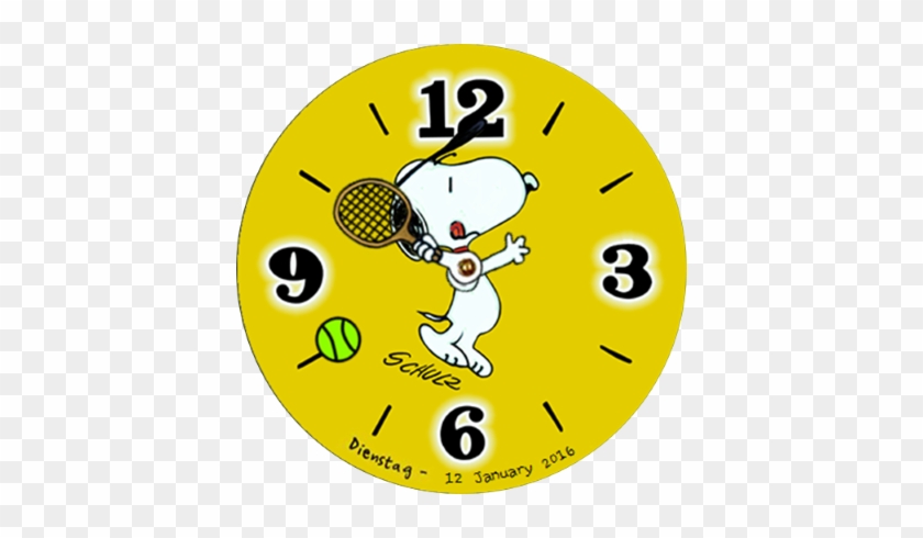 Cartoon Snoopy Tennis - Snoopy #1252539