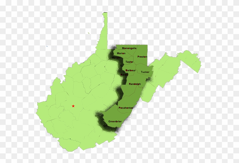 West Virginia State Senate Map #1252627
