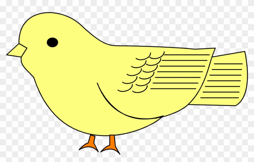 Illustration Of A Yellow Sparrow - Chicken #1252671