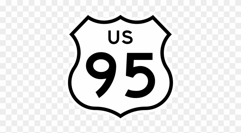 Us 95 - Us Highway Sign - Full Size PNG Clipart Images Download