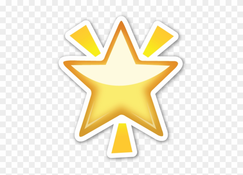 Star Emoji Whatsapp Png #1252803