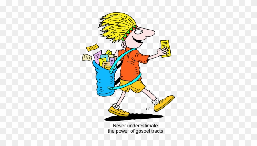Pass Out Tracts Clipart #1252849