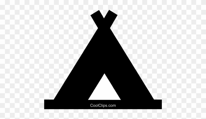 Teepee Royalty Free Vector Clip Art Illustration - Tienda De Campaña Logo #1252861