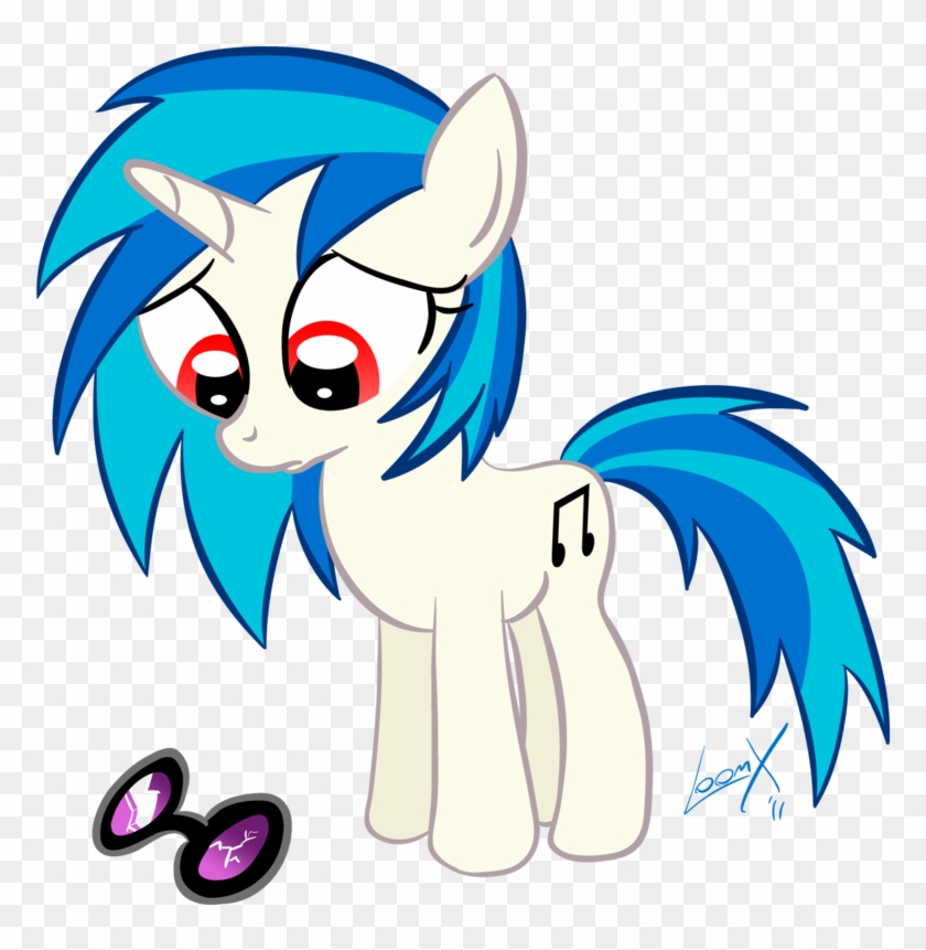 Sunday Best And Broken Glasses By Loomx - Vinyl Scratch Broken Glasses #1252891