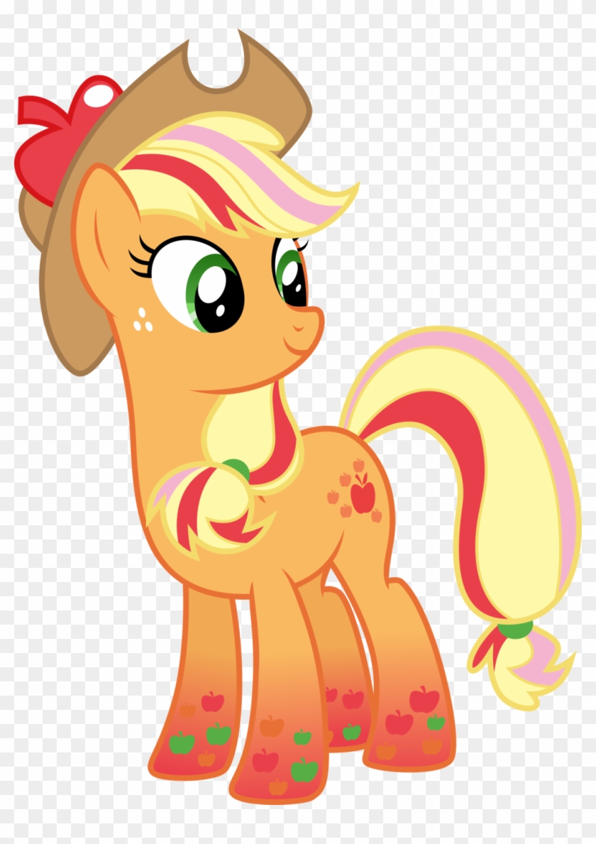 Rainbow Power Applejack By Drakizora Rainbow Power - Little Pony Friendship Is Magic #1252921