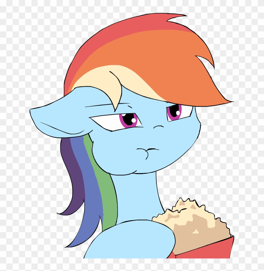 Rainbow Dash Twilight Sparkle Applejack Mammal Nose - Rainbow Dash Popcorn Gif #1252955