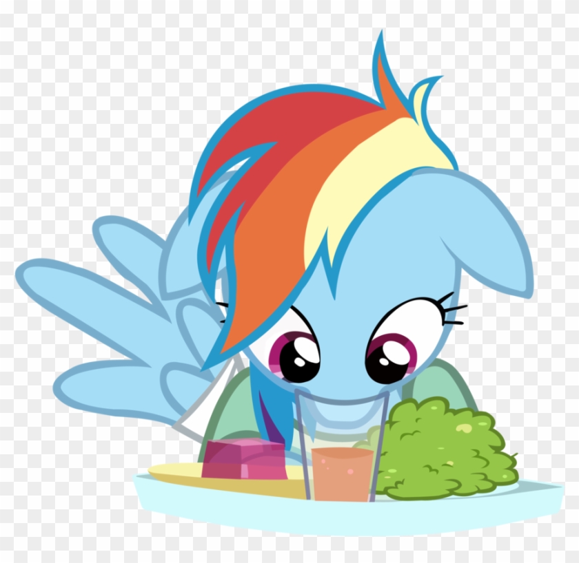 Rainbow Dash Rarity Twilight Sparkle Pinkie Pie Applejack - Rainbow Dash Eating Vector #1252960