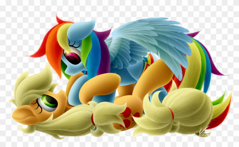 Applejack And Rainbow Dash By Symbianl On Deviantart - Applejack #1252968