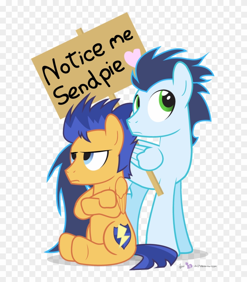 Notice Me Sendpie Rarity Rainbow Dash Twilight Sparkle - Flash Sentry And Soarin #1252974