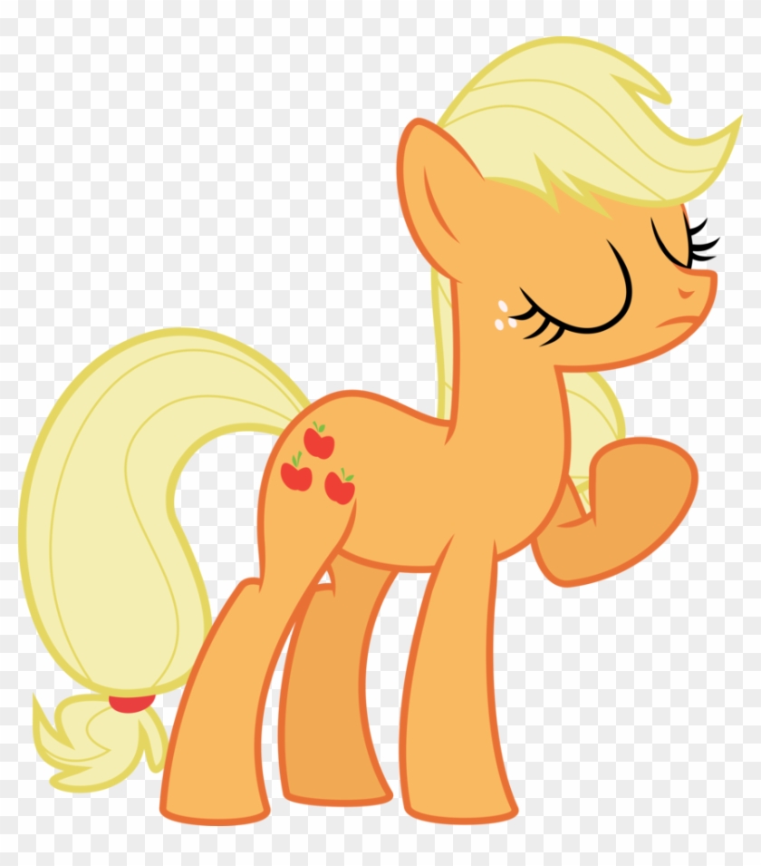 Applejack Vector By Kamyk962 On Deviantart - My Little Pony Applejack No Hat #1252989