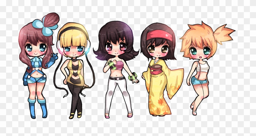 Image - Pokemon Gym Leaders Chibi #1253066