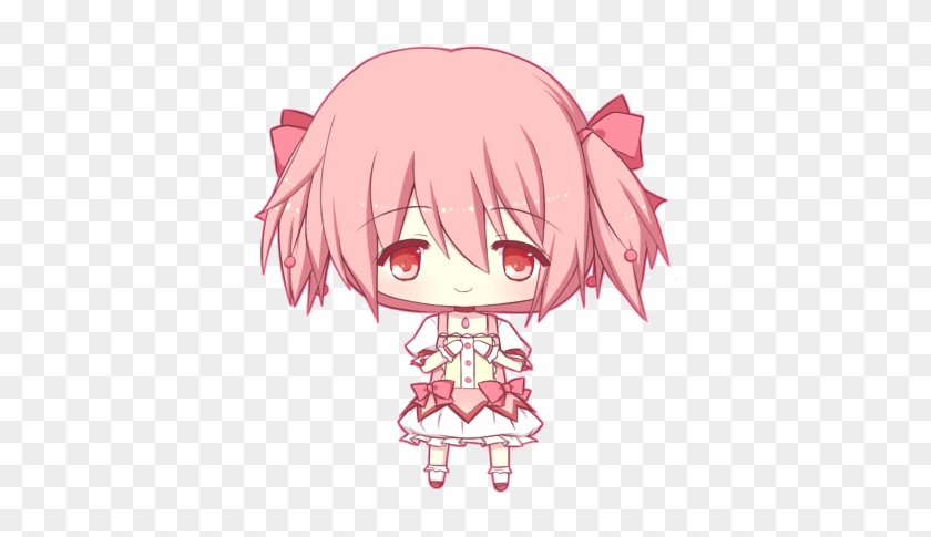 Kaname Madoka By Peachycandy - Cute Anime Gif Png #1253072