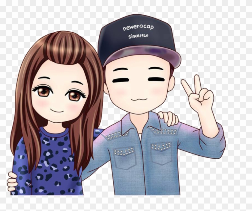 Monday Couple Chibi Png By Minhoonie On Deviantart - Couple Cartoon #1253092