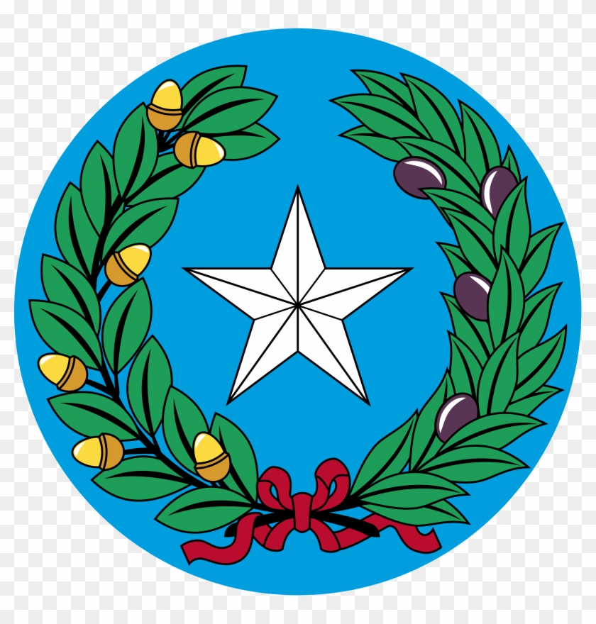 Coat Of Arms Of The Republic Of Texas - Texas Symbol #1253119