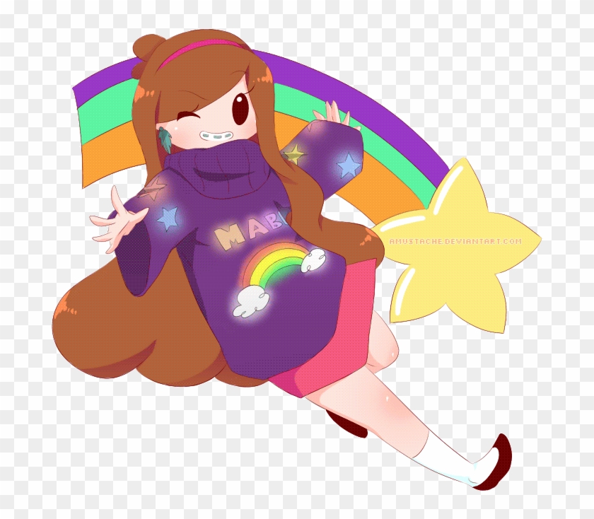 Mabel Pine's Sweaters By Piketta - Mabel Gravity Falls Gif Anime #1253134