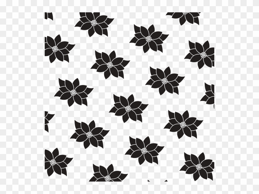 Christmas Poinsettia And Leaves Seamless Pattern Image - Poinsettia #1253157