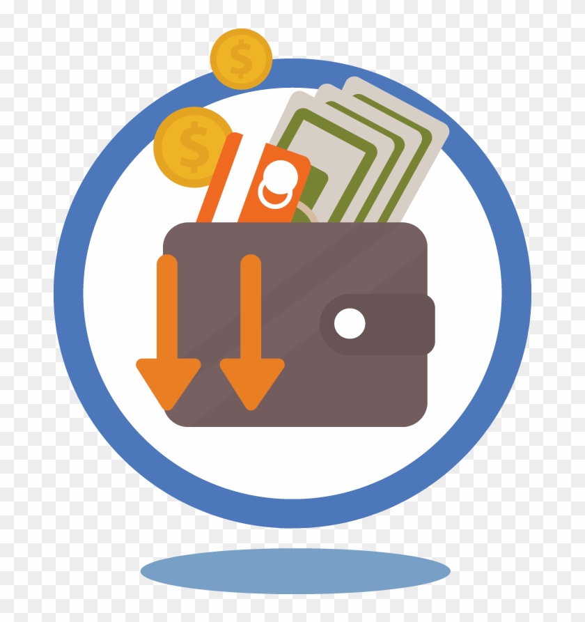 No Need To Carry Cash, Lower Fee - Pictogram #1253264
