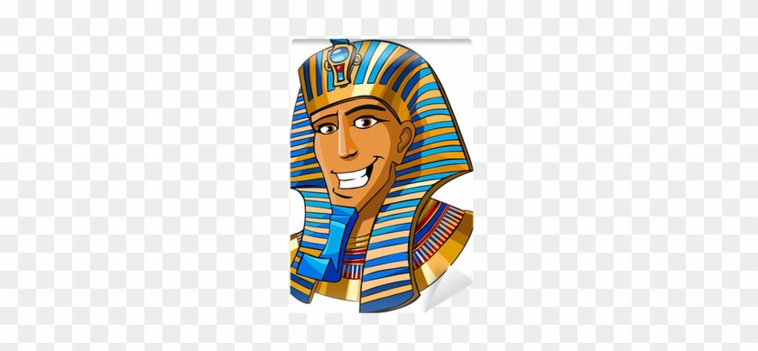 Egyptian Pharaoh Cartoon Illustration Wall Mural • - Egyptian Pharaoh #1253312