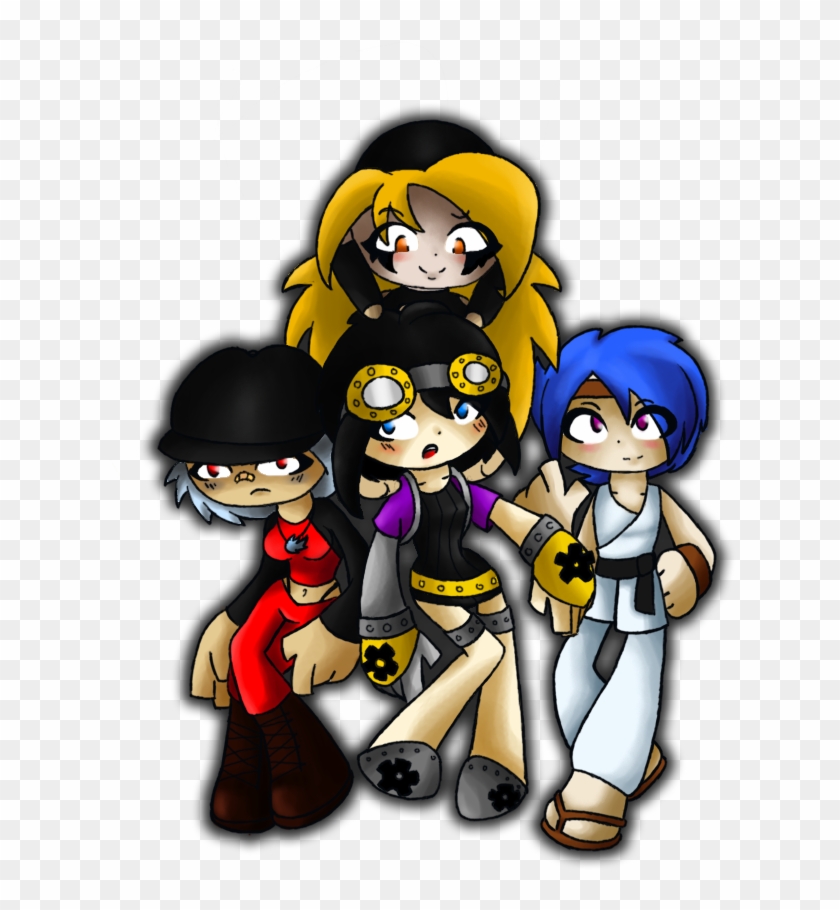 My Big Four By Cheekyrobot - Cartoon #1253317