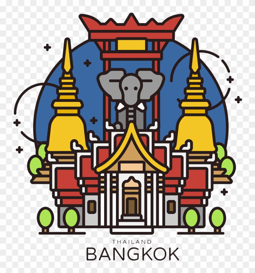 Bangkok Logo Illustration - Bangkok En Vector #1253318