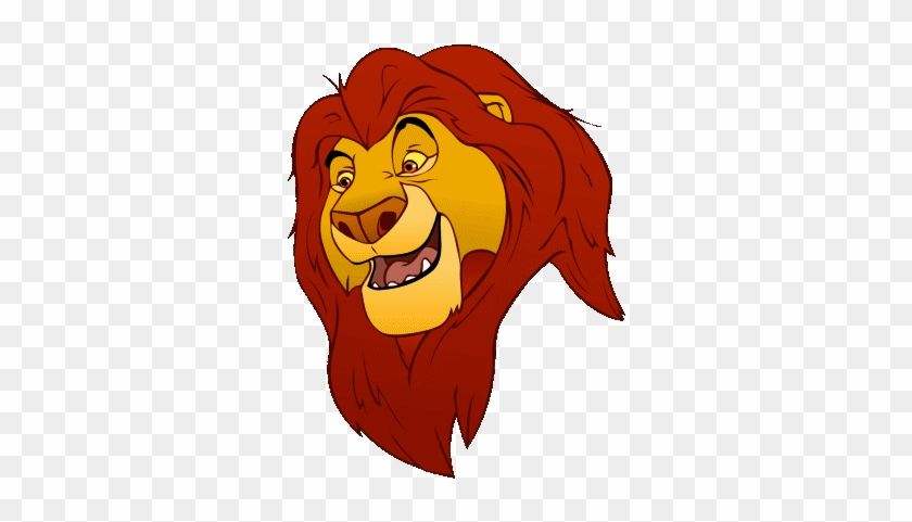 Head Clipart Lion King - Lion King Simba Head #1253365