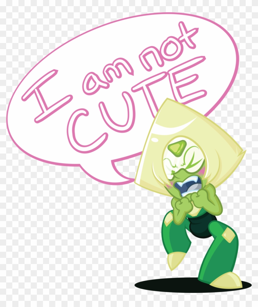 Beach City Bugle - Steven Universe Peridot I Am Not Cute #1253377