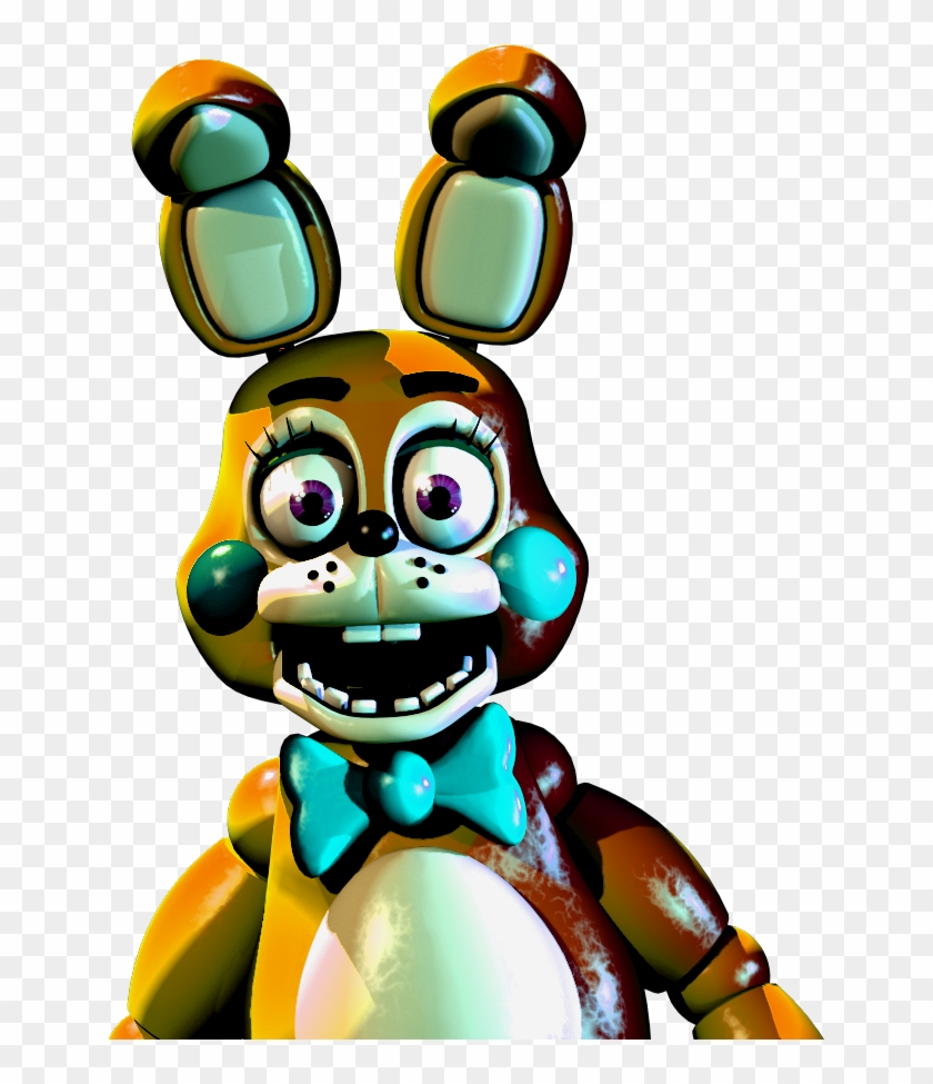 Five Nights At Freddy's 2 Five Nights At Freddy's 3 - Fnaf Golden Toy Bonnie #1253421