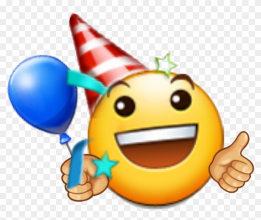 Birthday Emoticon Emoji Smiley Clip Art - Happy Birthday Emoticon Png -  Free Transparent PNG Clipart Images Download