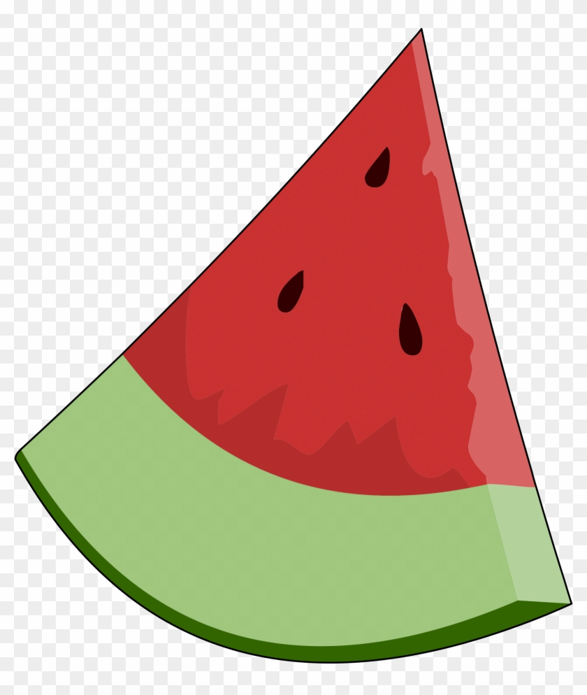 Watermelon Clipart - Slice Of Watermelon Clipart #1253464