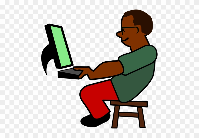 Programador Africano - Programmer Clipart #1253525