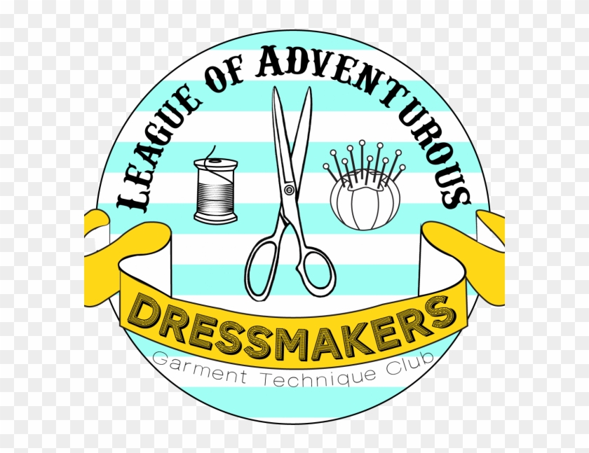 League Of Dressmakers Logo Stripes - Dressmaker #1253562