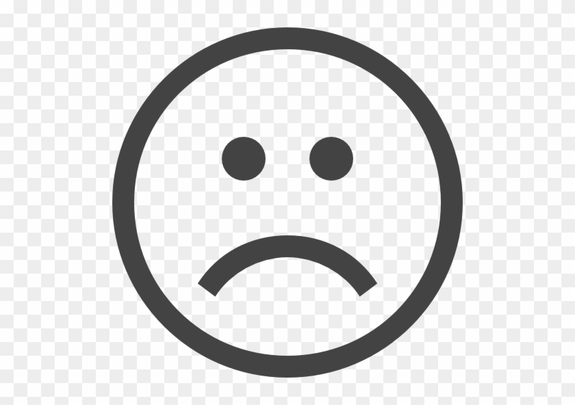 Frown Face Free Icon - Emoticon Guiño Para Colorear #1253571