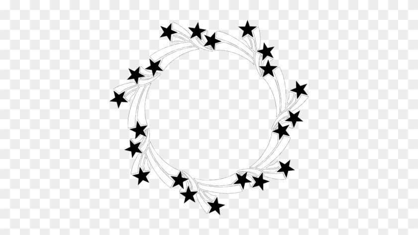 Stars Border Clip Art - Stars In A Circle Vector Free #1253641