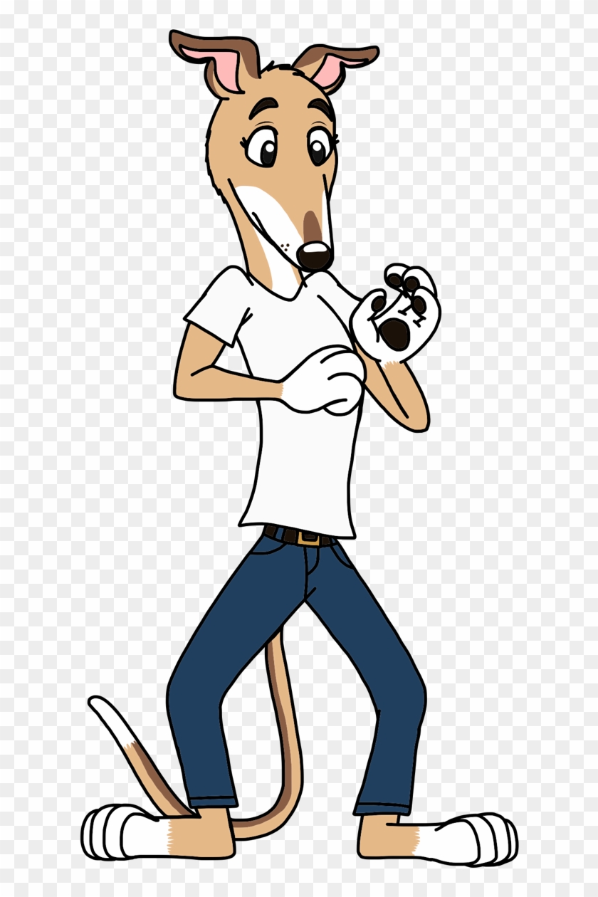 Meet My Fursona/oc, Tisbury The Greyhound - Greyhound Lines #1253689