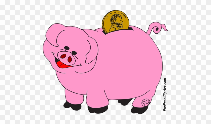 Free Piggy Bank Clipart The Cliparts - Free Clip Art Piggy Bank #1253690