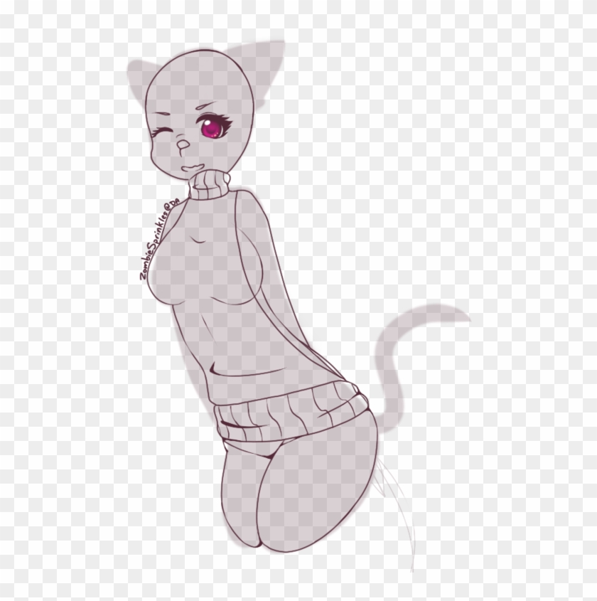 Pwyw Virgin Killer Sweater Base By Zombiesprinkles - Sweater #1253766