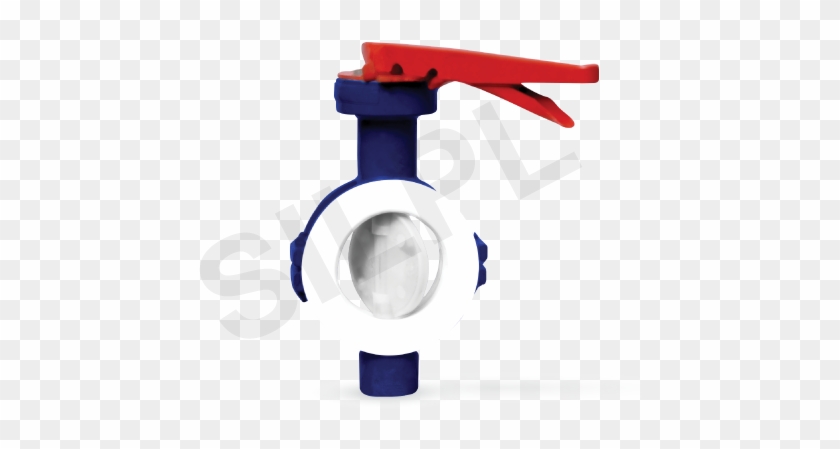 Lined Butterfly Valve Lever Type - Industry #1253898