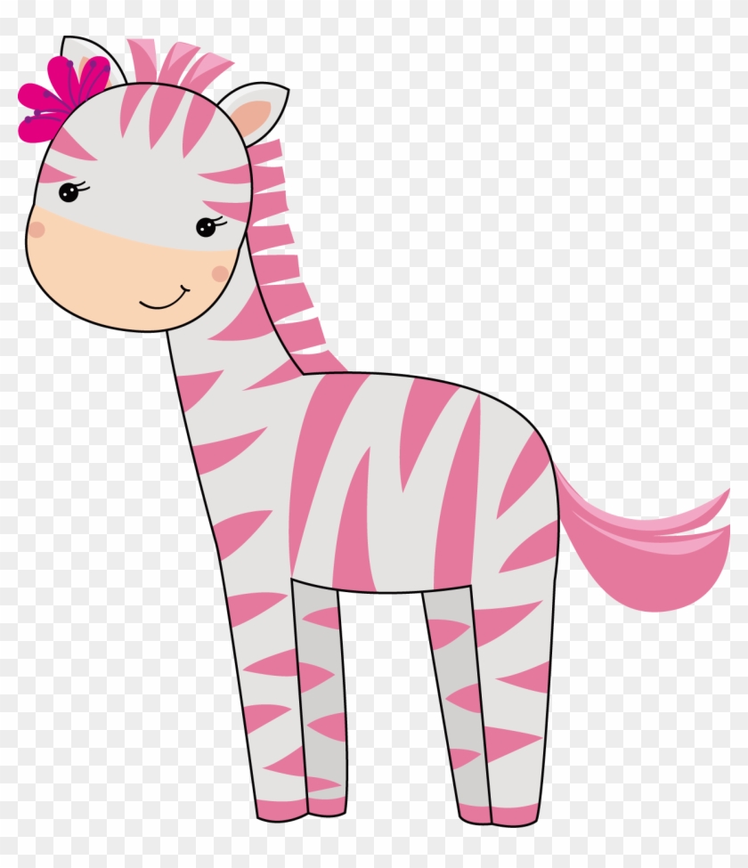 Zebra Clipart Girly - Safari Pink Png #1254039