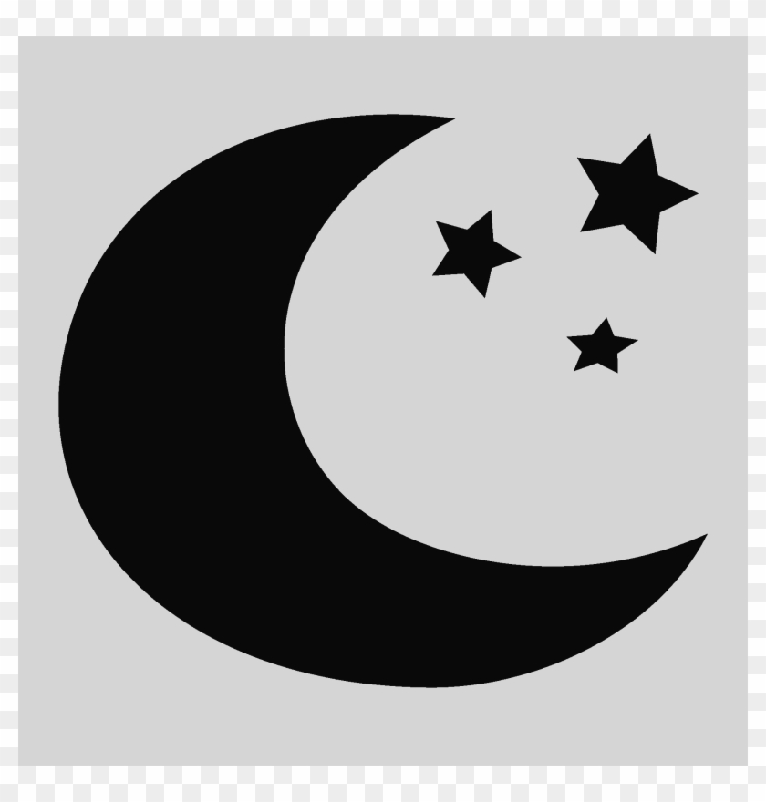 Crescent Moon 3 Stars #1254061