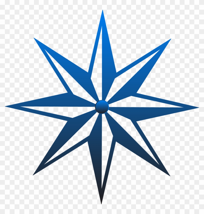 Links - Drawing Of A Compass Rose #1254141