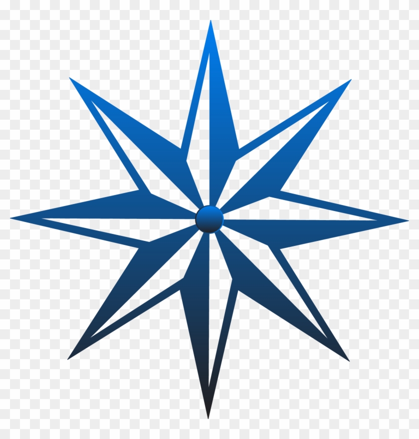 Links - Drawing Of A Compass Rose #1254141